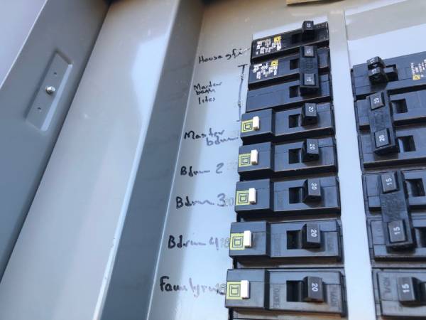 home warranty in california breaker box