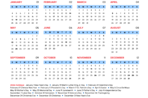 Calendar 2026 Bottom