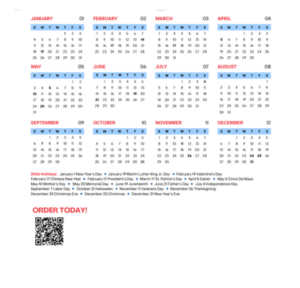calender bottom